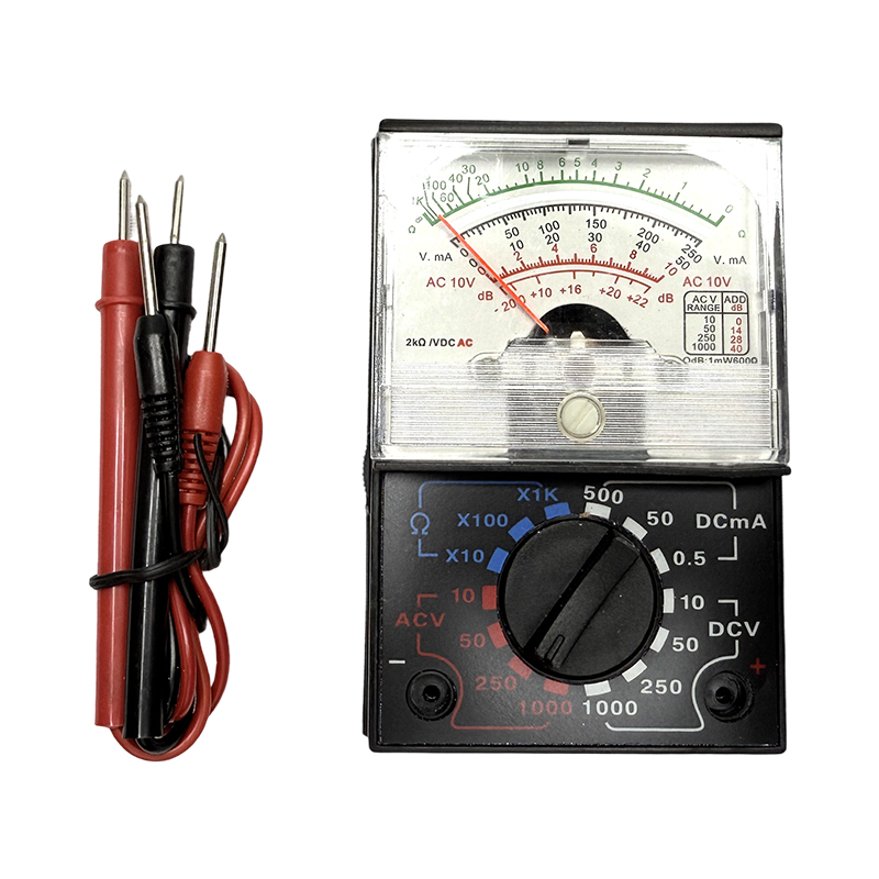 Strumenti didattici multimetro analogico per apparecchiature per esperimenti su circuiti elettrici fisici