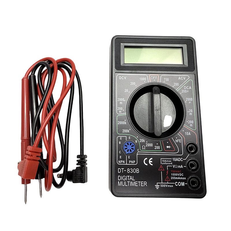 Strumenti didattici, apparecchiature per esperimenti sui circuiti elettrici fisici, multimetro digitale portatile (misuratore universale con display digitale), strumentazione elettrica