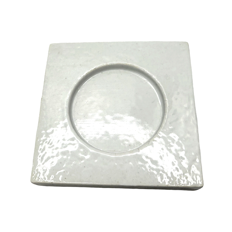 Piastra di reazione di colore bianco in ceramica porcellanata a 1 foro per uso da laboratorio