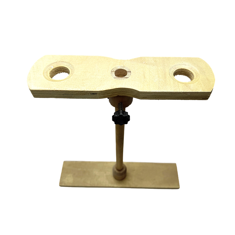 Forniture da laboratorio con telaio di supporto per imbuto in legno