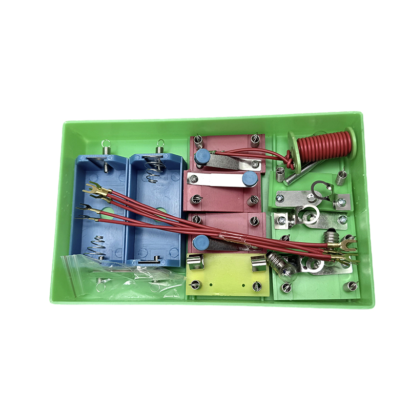 Kit di apprendimento del circuito per apparecchiature per esperimenti fisici, nuova scatola per esperimenti a circuito chiuso per apparecchiature scientifiche per l'assemblaggio fisico