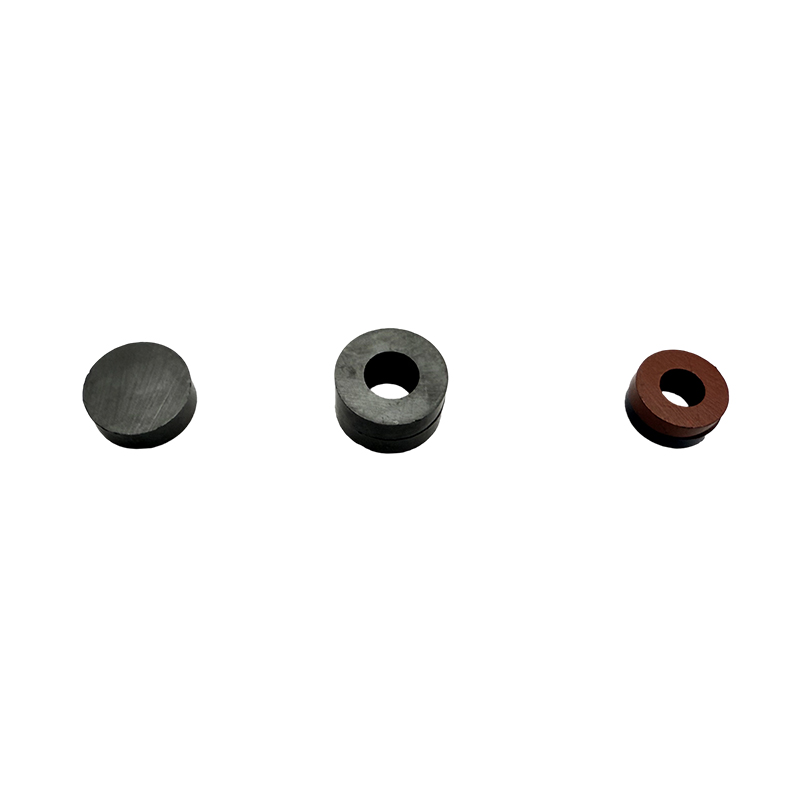 Magnete ad anello polo sud blu rosso polo nord scienza magnete in ferrite strumento didattico magnete ad anello educativo per l'apprendimento della fisica