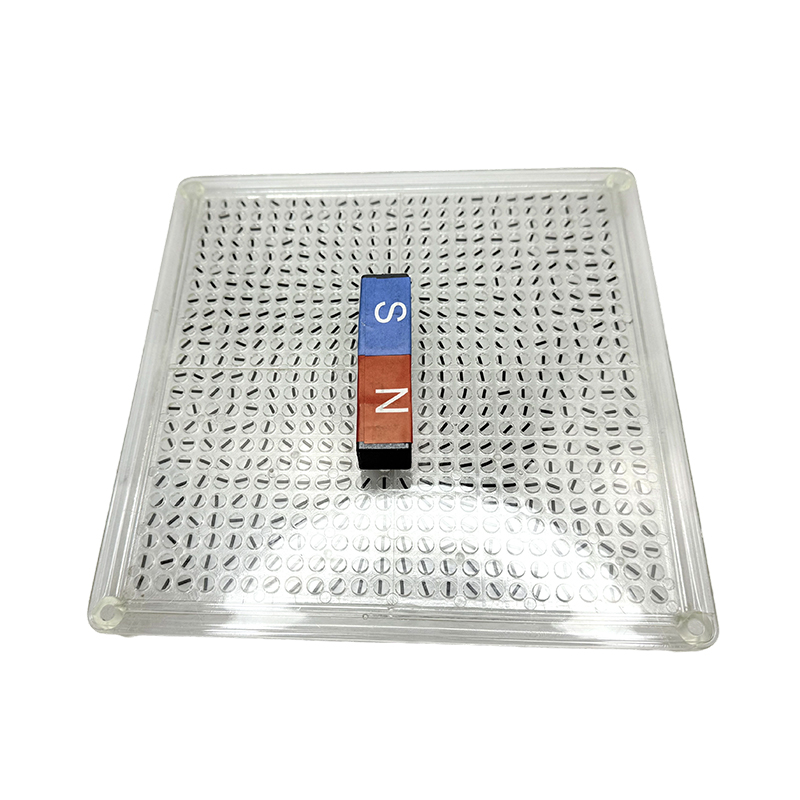 Attrezzatura sperimentale per la fisica del campo elettromagnetico, scheda dimostrativa della linea di induzione magnetica